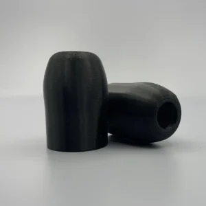 Black Triumph mirror stem boot TPU replacement