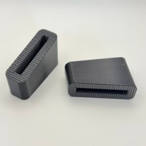 Triumph Tiger 955i pannier bump stops replacement pair in black TPU